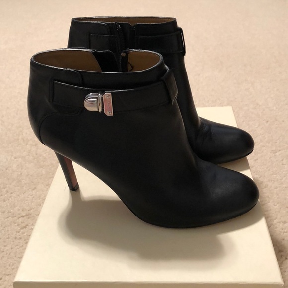 Coach Shoes - Coach Sondra soft leather black booties
